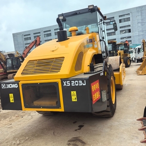 Compacteur de sol à tambour unique robuste XS203 XS203J de 20 tonnes et 177 CV pour les travaux routiers et le développement des infrastructures - Product Image 2