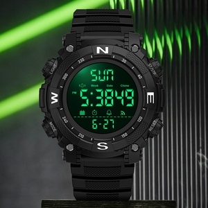 2024 Men's Plastic Digital Sports Watch Luminous Waterproof with Stop Watch Alarm Feature Wholesale New Fashion - Product Image 2