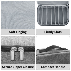 Eyeglasses Storage Case 8-8.9in Semi-Hard Rectangle Solid Simple Design For Travel And Eyewear Organization - Product Image 2