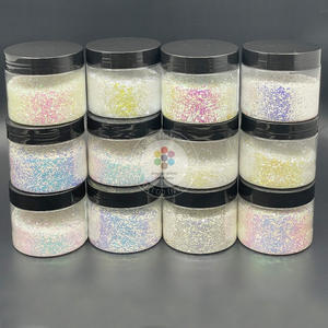 Bubuk PBT plástico personalizado importado alto brillo Original iridiscente NIB <span class=keywords><strong>NIG</strong></span> tamaño en forma de lentejuelas para otras decoraciones de fiesta - Product Image 1
