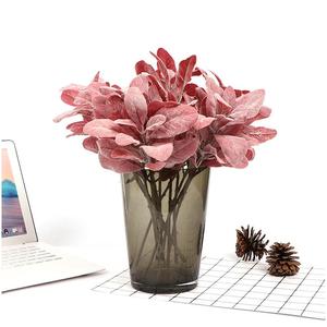 أوراق اصطناعية فاخرة كبيرة الحجم من البلاستيك الصديق للبيئة 35 سم، مستلزمات حدائق، ديكور منزلي، زينة نباتية واقعية للمطاعم - Product Image 3