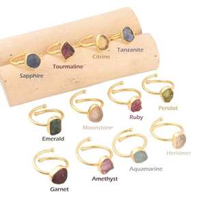 Anillos Clásicos de Plata de Ley 925 con Rodio y Granate Natural, Piedra de Nacimiento - Joyería al por Mayor Directo de Distribuidor - Product Image 3