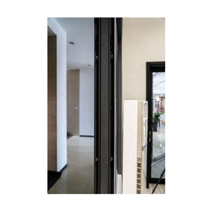 Aluminum #65 Grey 2.0mm Both Open Thermal Break 6mm +12A+6mm Double Tempered Glass Casement <b>Window</b> - Product Image 5