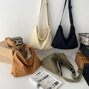 Bolsa de Lona Cruzada de Gran Capacidad para Mujer, Moderna y Práctica, Ecológica para Compras Diarias - Product Image 1
