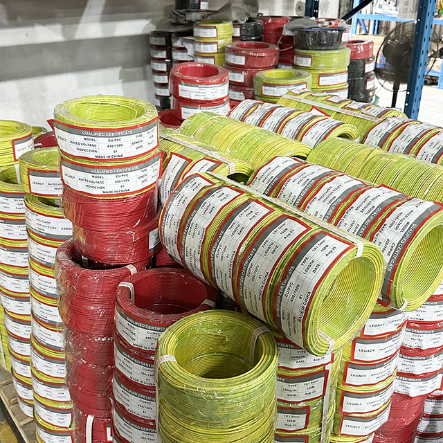 Copper Power Electrical Wire 1.5mm 2.5mm 4mm 6mm Single Core PVC Cable Copper Conductor Household Electrical Wires