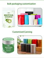 Poudre de Matcha Biologique de Qualité Cérémoniale OEM, Thé Vert Japonais Premium en Vrac, Marque Privée Matcha Pulver