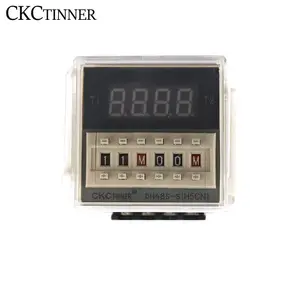 0.1S-99H Socket Base AC/DC 12V 24V 36V 110V 220V 380V Repeat Cycle Timer Digital LED Programmable Timer Relay Switch DH48S-S