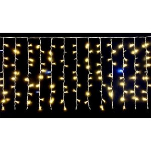 Luci a Stringa LED per Esterni IP65 3M X 1M 200 Luci Bianco Caldo Giallo Estendibili con Connettore per Feste Natale - Product Image 2