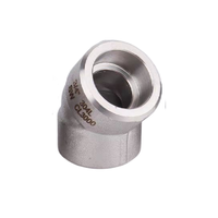HENGYANG Factory Direct Haute Pression 2000 #   3000 #   6000 #   9000 #   Coude de soudure à douille en acier inoxydable à 45 degrés, norme ASTM/ASME