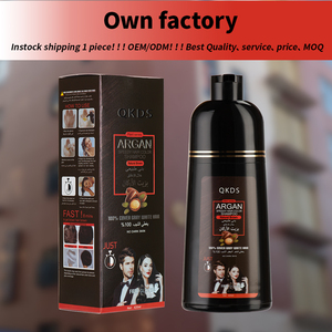 Shampoo Colorante 500ml con Estratti Erboristici, Migliora i Capelli Crespi, Effetto Rapido, Cura dei Capelli, Shampoo Colorante per Lucentezza, per Barbieri - Product Image 5