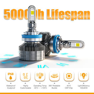 H1 H4 H13 H1 H7 H11 9005 9006 9012 Auto LED Verlichting Hoge Vermogen 100W 200W 300W 6000K LED Koplamp 12V Auto LED Koplamp Lamp - Product Image 1