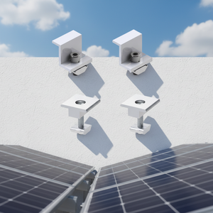 Pince de fixation intermédiaire noire pour <span class=keywords><strong>panneaux</strong></span> <span class=keywords><strong>solaires</strong></span> Wanhos <span class=keywords><strong>K2</strong></span>, système de fixation - Product Image 1