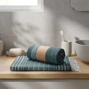 Toalla de Playa Turca a Rayas, de Algodón, Secado Rápido, Absorbente, Antiarena, para Piscina y Baño, Personalización OEM Disponible, 300-499 - Product Image 2