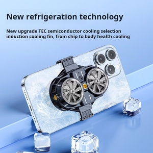 <span class=keywords><strong>Radiateur</strong></span> de téléphone portable haute puissance à double ventilateur, ultra-silencieux, refroidissement semi-conducteur, pour jeux, streaming en direct, tablettes, RGB, directement de l'usine - Product Image 4