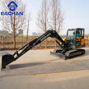 Giao hàng nhanh chóng CE EPA 6 tấn máy xúc DIESEL cảnh quan tất cả các địa hình cao su theo dõi Digger xây dựng xây dựng thủy lực Bagger - Product Image 5