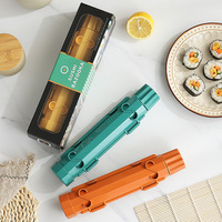 Moule à sushi rayé en plastique Younis, kit d'outils pour boules de riz DIY, canon à sushi de cuisine