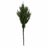 Ventes en gros de brindilles de verdure artificielle, fausses feuilles de pin et de cyprès pour la fabrication de couronnes, arrangements floraux, décoration DIY