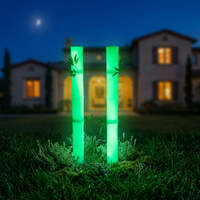 Lampes LED de paysage extérieures étanches à piles au lithium, décoration pour Thanksgiving, Noël, Halloween, multicolores, télécommande