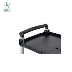 Tiện ích di động dịch vụ chi tiết giỏ hàng 3 lớp xe đẩy với bánh xe có thể khóa - Product Image 6