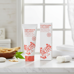 FORTHESKIN COLLAGÈNE GOMMAGE PEELING GEL Ginseng 180ml Nourrissant Hydratant pour tous types de peau Cosmétique coréen naturel - Product Image 3