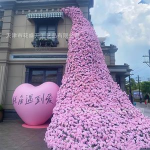 Arco Decorativo de Rosas Artificiales, Flores de Seda para Decoración de Paredes, Accesorios de Fotografía para Bodas al Aire Libre, Reutilizables ZSM--003 - Product Image 3