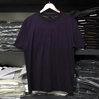 Camiseta de Hombre 2026, Talla Europea, Estilo Retro, Elástica, Suave y Cómoda, Cuello Redondo Clásico, Tejido de Algodón Premium
