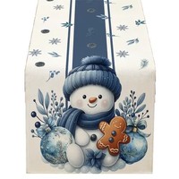 Nappe de Noël 2026 pour enfants, motif sapin de Noël, en polyester, portable, pour le Nouvel An, Navidad, Joyeux Noël