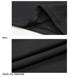 Camisetas Deportivas Transpirables, Ajustadas, Casuales, para Gimnasio, Cuello Redondo Premium, Elásticas, para Correr, Fitness, de Punto, Manga Larga - Product Image 4