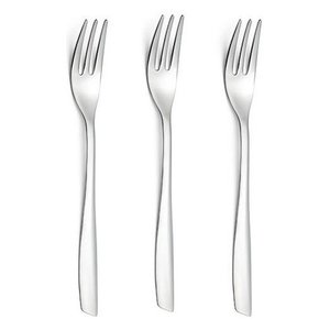 Ensemble de fourchettes à dessert Shark, 3 pièces, 15,5 cm, acier inoxydable chromé poli, passe au lave-vaisselle - Product Image 2