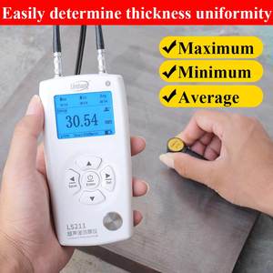 Berserk LS211 Appareil de mesure d'épaisseur à ultrasons Jauge d'épaisseur de paroi à ultrasons à sonde multiple - Product Image 5