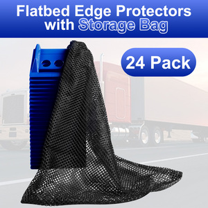 Lot de 24 protections d'angle robustes en plastique imitation rotin de 4 pouces pour bords de chargement, pour sangles à <span class=keywords><strong>cliquet</strong></span> et chargement sur plateau <span class=keywords><strong>plat</strong></span>, Marque OEM - Product Image 3