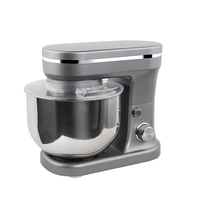 Accessoire pour robot culinaire électrique avec bol en acier inoxydable et crochet pétrisseur pour robots culinaires