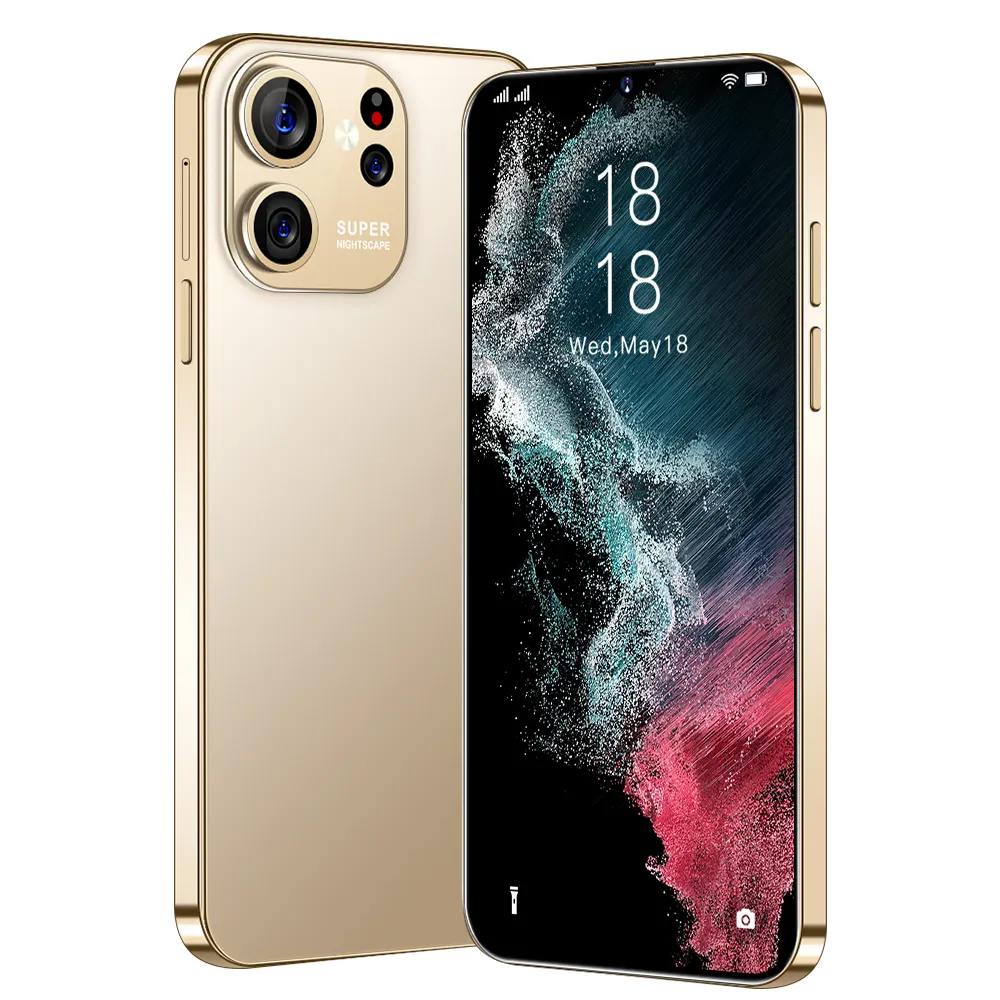 Brand New 5G Smartphone S23 Ultra 6.8 inch Full Screen 16GB+1TB Android Mobile Phones With Face ID Original Unlocked Cell Phone