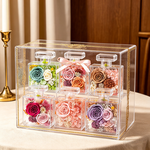 Magnifique vase parfumé aux fleurs <span class=keywords><strong>éternel</strong></span>les pour la Journée <span class=keywords><strong>de</strong></span> la Femme, les soirées romantiques et les propositions <span class=keywords><strong>de</strong></span> mariage, les dîners <span class=keywords><strong>de</strong></span> gala, les banquets et les <span class=keywords><strong>souvenirs</strong></span> pour invités - Product Image 4