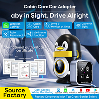Adaptador Inalámbrico CarPlay, Monitor para Bebés 6 en 1, Dongle Samsung Dex, Cámara de Video 4K para Auto, 1 Año de Garantía, Viajes Familiares, Niños, Mascotas