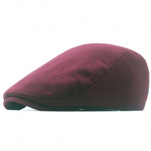 Vente en gros Printemps Automne Europe Amérique : Casquette plate, Béret, Casquette plate dôme, Casquette plate Ivy pour femmes et hommes, protection solaire - Product Image 2