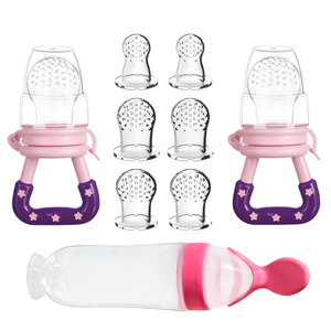 Set de Alimentación <span class=keywords><strong>para</strong></span> <span class=keywords><strong>Bebés</strong></span> con Chupete, Biberón y <span class=keywords><strong>Cuchara</strong></span> <span class=keywords><strong>para</strong></span> Dispensar Frutas y Alimentos, <span class=keywords><strong>para</strong></span> una Hora de Comida Cómoda <span class=keywords><strong>para</strong></span> el Bebé - Product Image 6