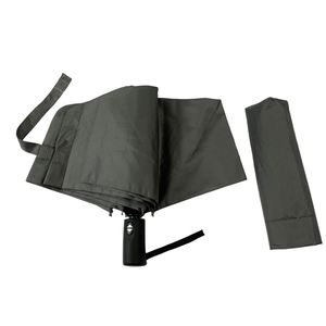 Parapluie publicitaire pliant en 3 sections, double couche, entièrement automatique, 8 baleines, poignée en plastique, protection solaire, fourni directement par l'usine - Product Image 6
