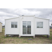 Maison modulaire préfabriquée de luxe moderne, pliable et extensible, en conteneur, 2, 3, 4, 5 ou 6 chambres, 20 pieds ou 40 pieds
