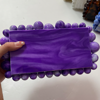 Acrylique femmes soirée pochettes luxe femme chaîne soirée et mariage sacs à main perlé en gros dames indien pochette