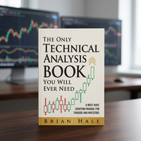 El único libro de análisis técnico que necesitará Brian Hale, en inglés, de bolsillo, de alta calidad, 134 páginas, Economía y Finanzas, para adultos