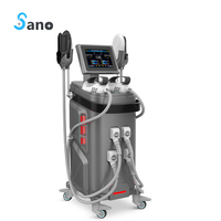 Vente en gros ems 4 poignées machine à sculpter ems rf 7 tesla bodi sculpter le corps amincissant façonner la machine de construction musculaire
