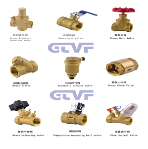 水圧の低下フロー制御が付いている真鍮のバランシング弁 - Product Image 4