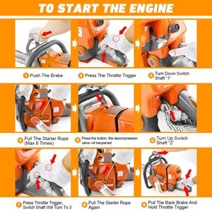 NEOTEC 660 066 92CC Chain Saw <b>Cutting</b> <b>Machine</b> Professional 92cc Gasoline Chainsaw NS892 Chain Saw <b>Stone</b> <b>Cutting</b> <b>Machine</b> NS892 - Product Image 3