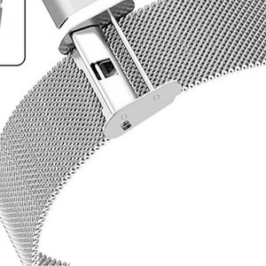 เหมาะสำหรับสายนาฬิกาแม่เหล็ก Xiaomi band 9 - Milan & สายโลหะสแตนเลสแบบ Snap-On Mesh ที่ปลดออกได้อย่างรวดเร็ว - Product Image 4