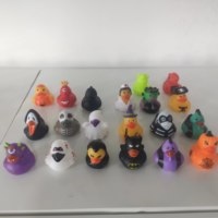 Nouveauté Amazon : 24 canards jaunes d'Halloween, modèles variés (citrouille, fantôme), 2 pouces, en stock