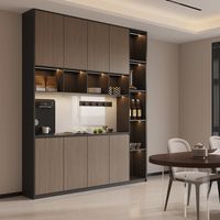 Meubles de salon modernes personnalisables : armoires de bar et de buffet avec un design peu encombrant et grande capacité