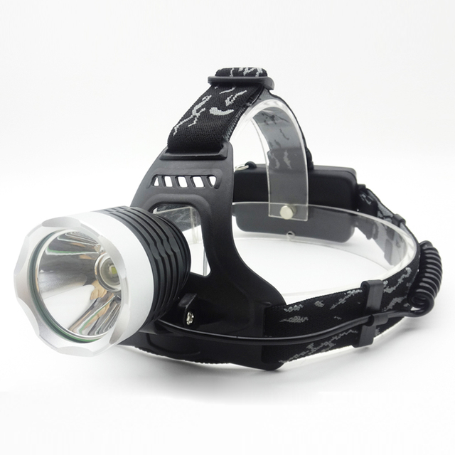 Flashlight Head Light 2000LM USB Rechargeable Headlamp 18650 Hiking Head Lamp with Battery and Charger