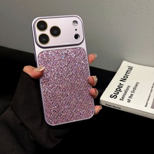 Funda de lujo elegante y femenina con diseño de rombos brillantes para iPhone 13 14 15 16 17 Pro Max, cubierta trasera de diseño para mujer, de fábrica. - Product Image 5