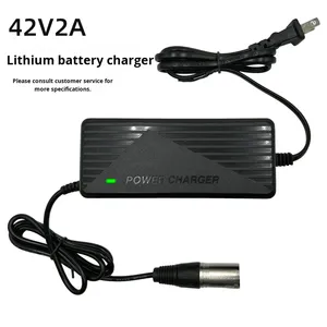 Chargeur de batterie au lithium 42V2A universel intelligent AC100-240V 50/60Hz pour outils électriques, scooter, vélo d'équilibre - Product Image 1